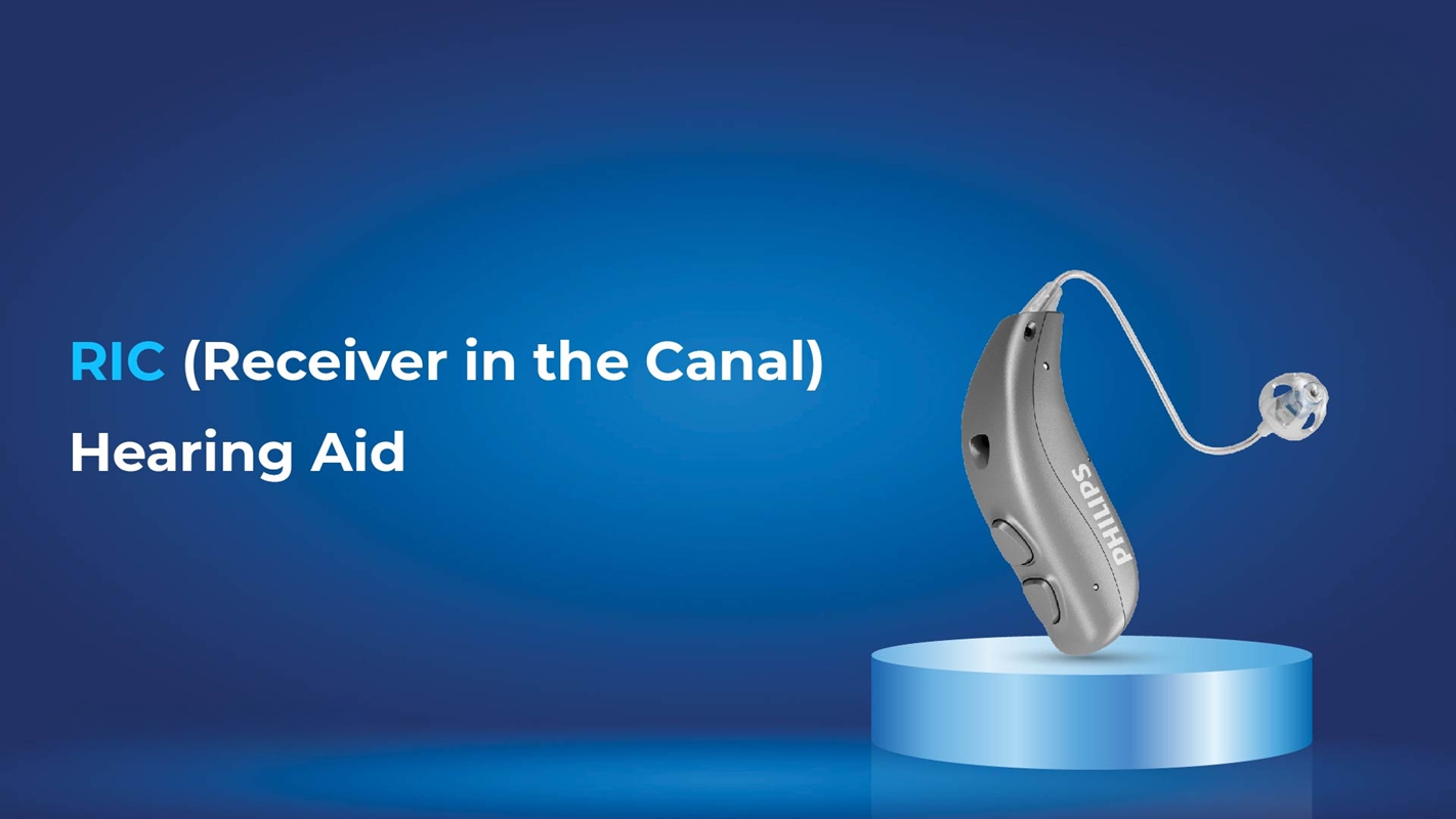 RIC (Receiver-in-the-Canal) Hearing Aid 