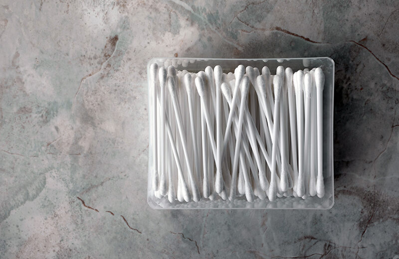 Using Q-Tips to Remove Earwax