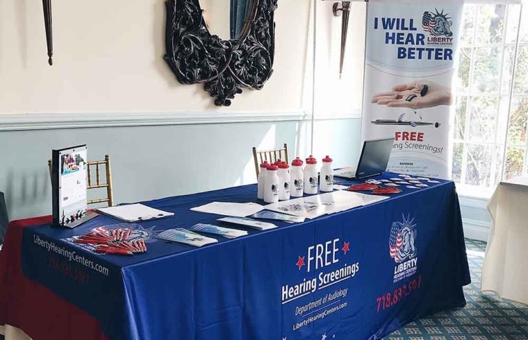 Senior Health Fitness Expo table