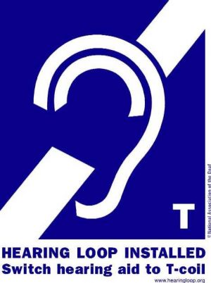 Hearing loop sign