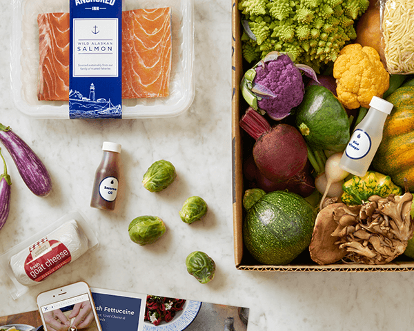 Blue Apron meal delivery kit