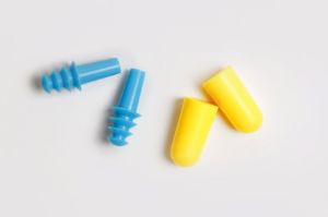 Silicone and foam earplugs