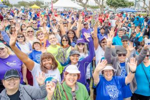 Happy participants at a 2016 Walk4Hearing
