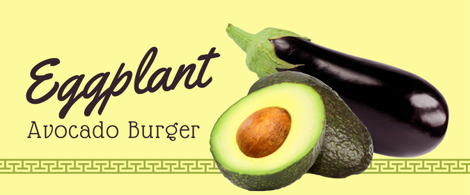 Eggplant Avocado Burger