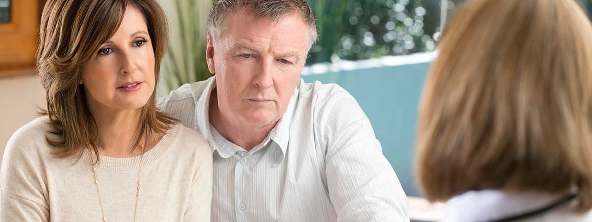 Couple at doctors office