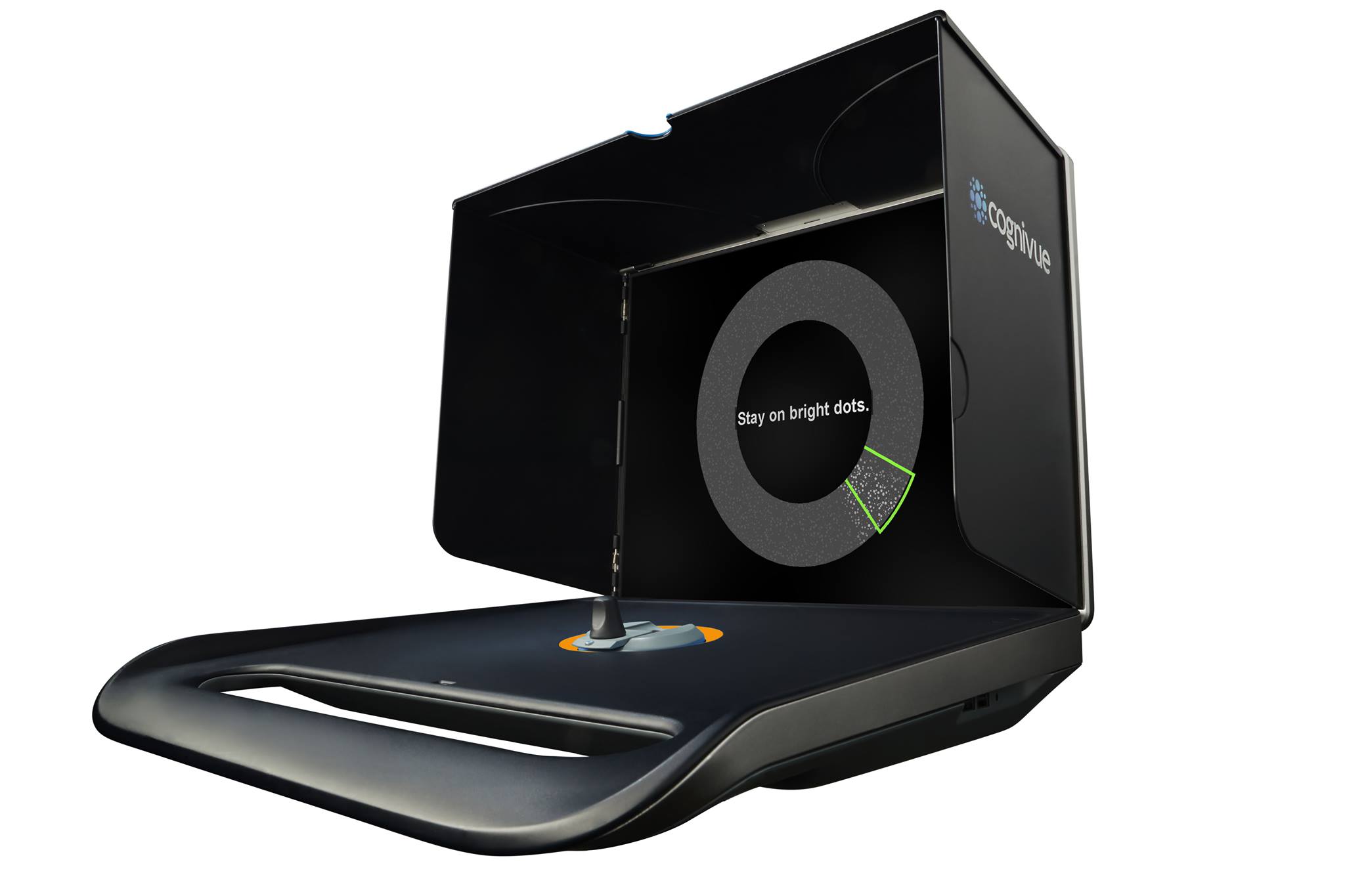 A Cognivue cognitive screener machine.