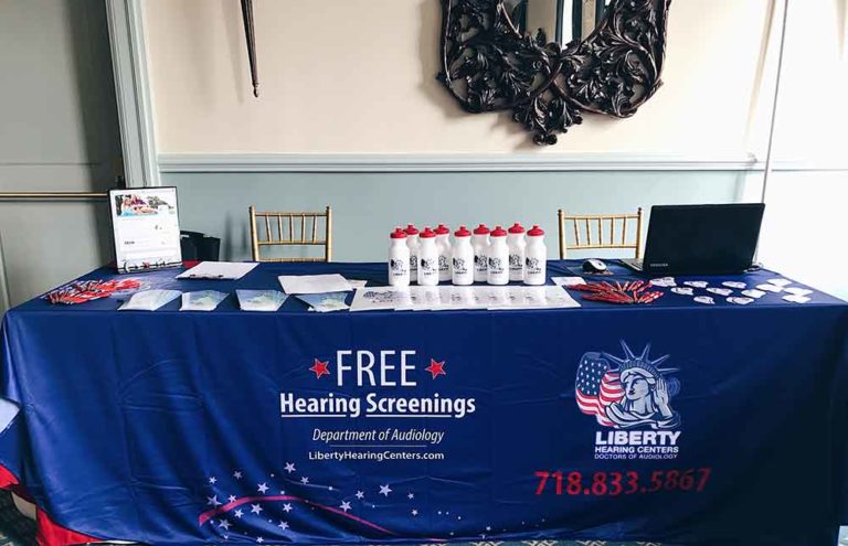 different angle of Senior Health Fitness Expo table