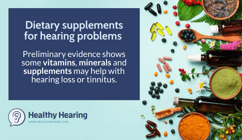 Infographic on diet and hearing loss