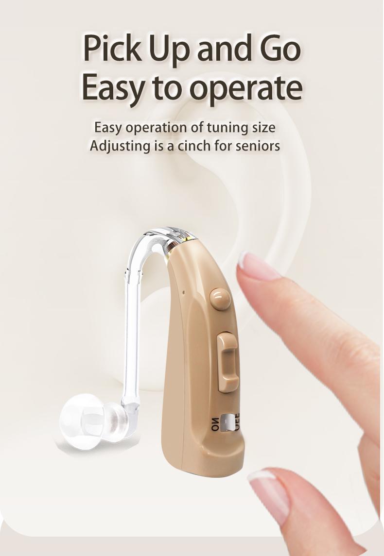 D-501B BTE Isitme Cihazi with Noise Reduction Clear Sound Amplifier Ear for Seniors 16 Channel Behind the Ear Hearing Products_D-501B_9.jpg