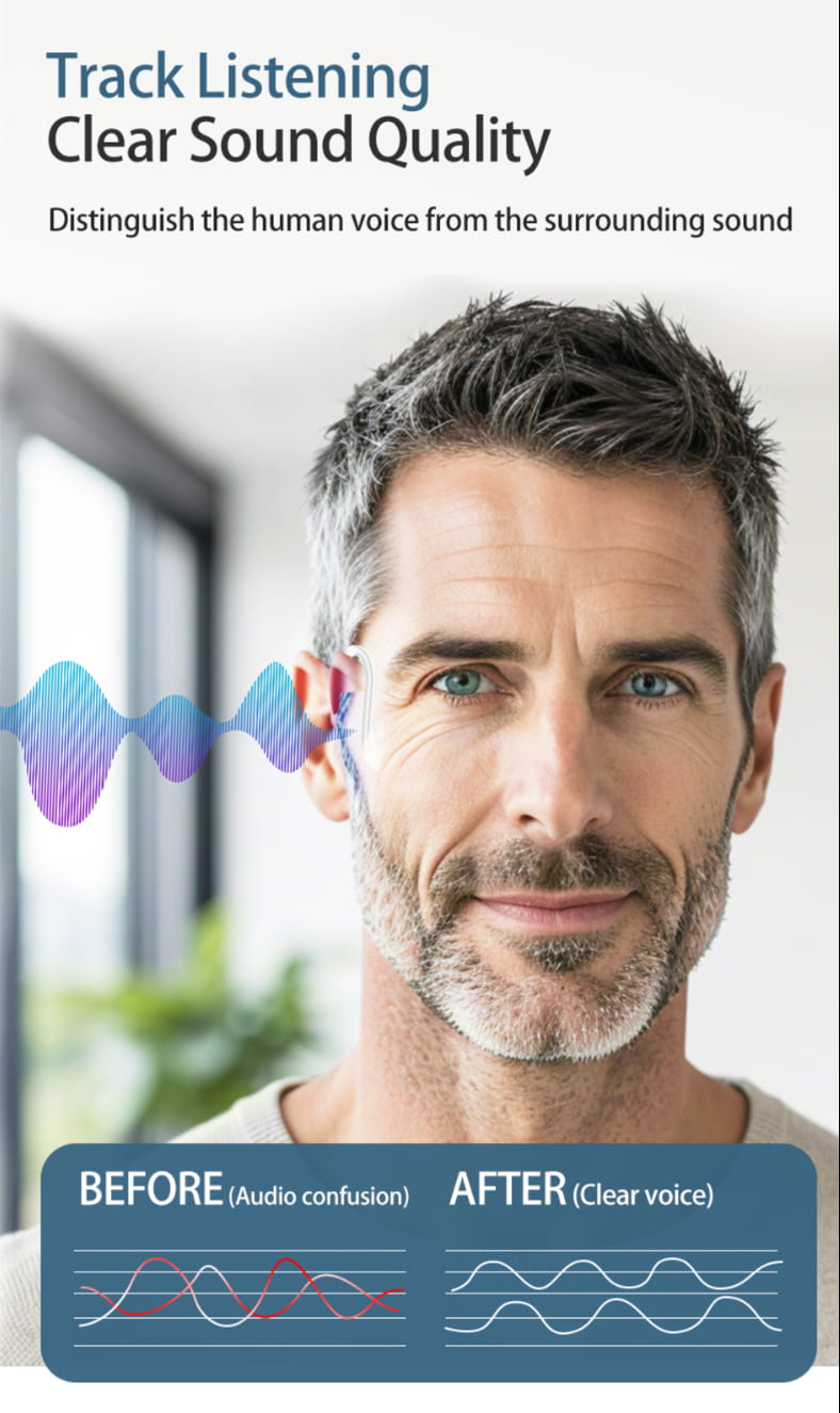 Compact BTE Ear Hearing Amplifier 52g Comfortable to Wear Magnetic Charging  128 DB High Power for Elderly Hear Aid Bte_Class II_3.jpg